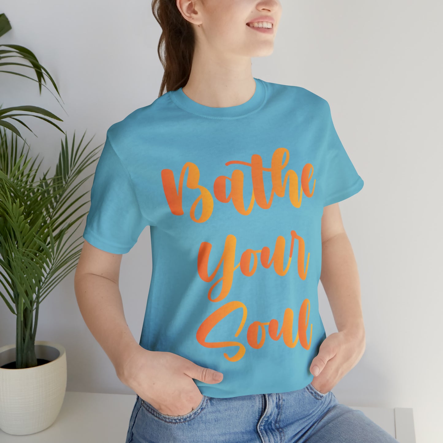 Bathe your soul Jersey Short Sleeve Tee