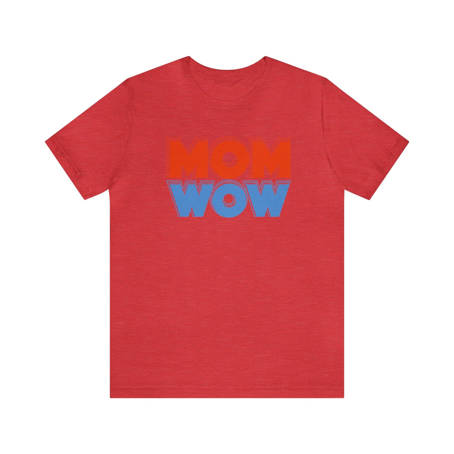 Mom wow Jersey Short Sleeve Tee