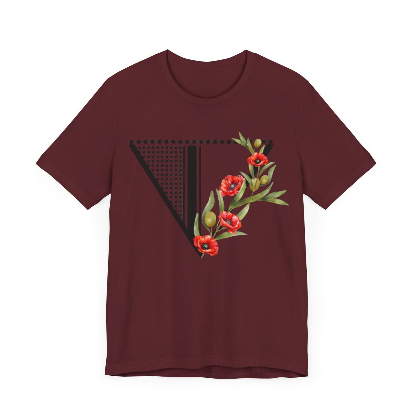 Mandala Palestine Jersey Tee - Stylish & Versatile Summer Top