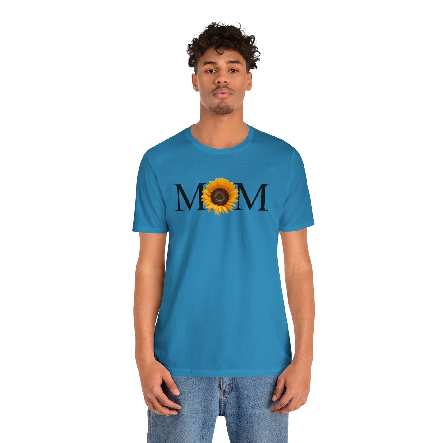 Mom Sunflower Jersey Short Sleeve Tee