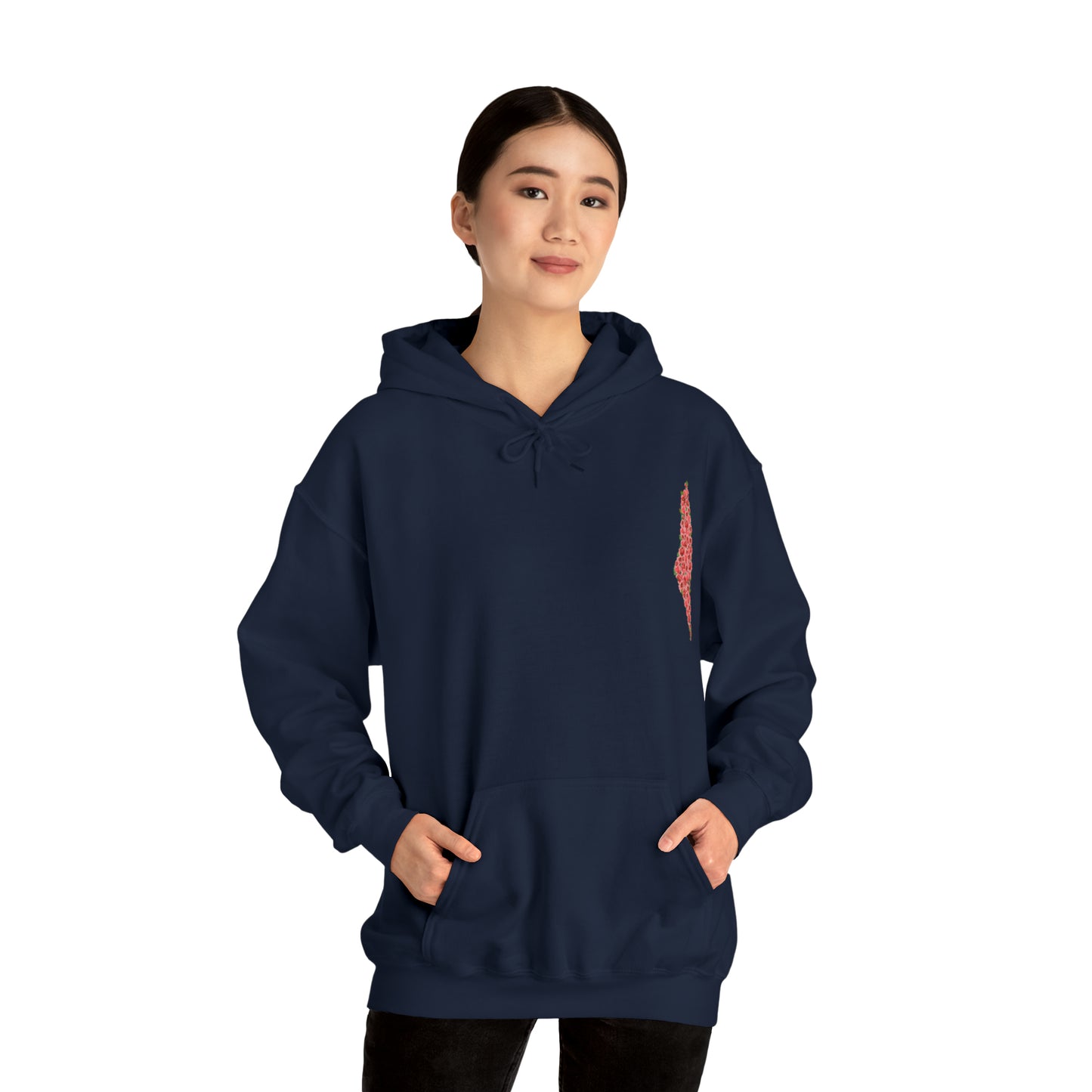 Heavy Blend™ Hooded Sweatshirt palestine floral womens design