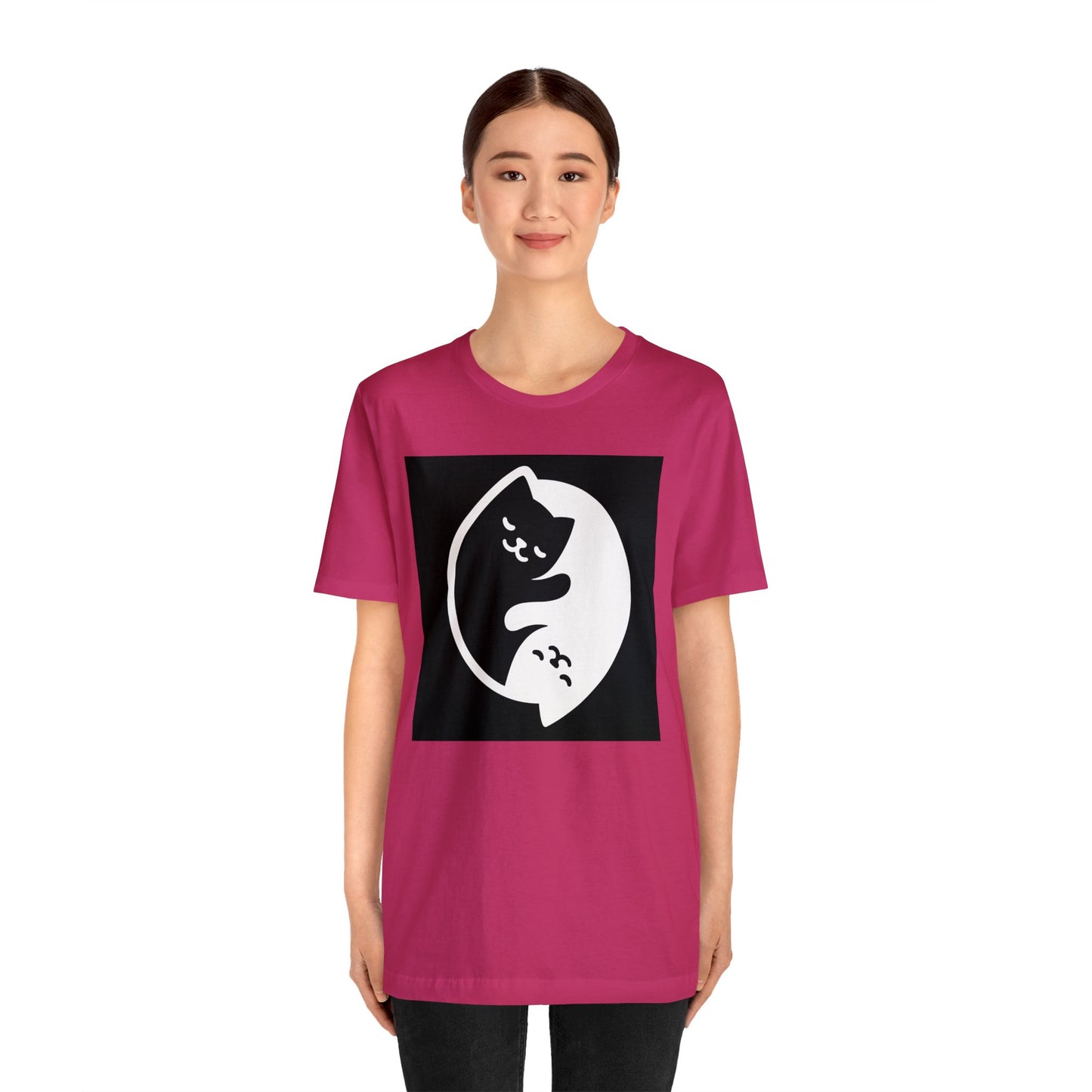 Peace Cats Unisex Jersey Short Sleeve Tee
