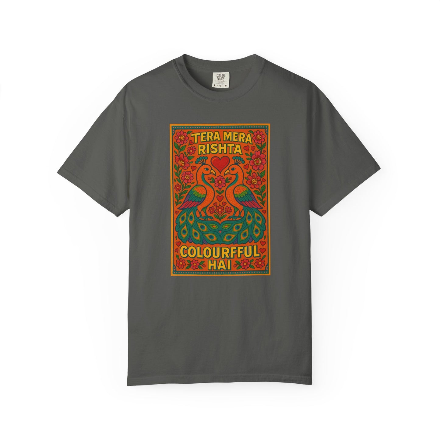 Tera Mera Rishta T-Shirt, Unisex Graphic Tee, Casual Wear, Festive Gift, Ethnic Design, Summer Top