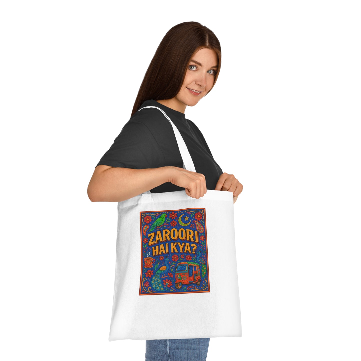 ZAROORI HAI KYA? Design - Eco-Friendly Bag for Shopping, Beach, Gifts, Festivals, and Everyday Use