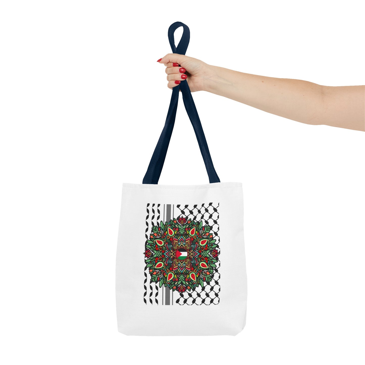 Keffiyah mandala palestine Tote Bag