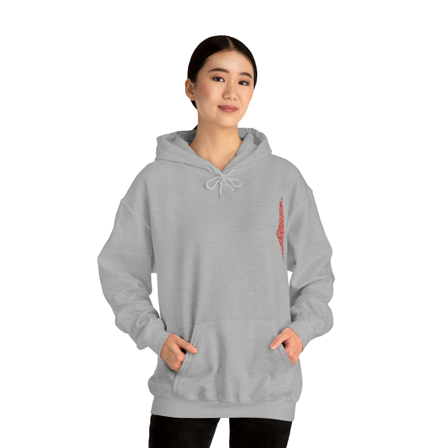 Heavy Blend™ Hooded Sweatshirt palestine floral womens design