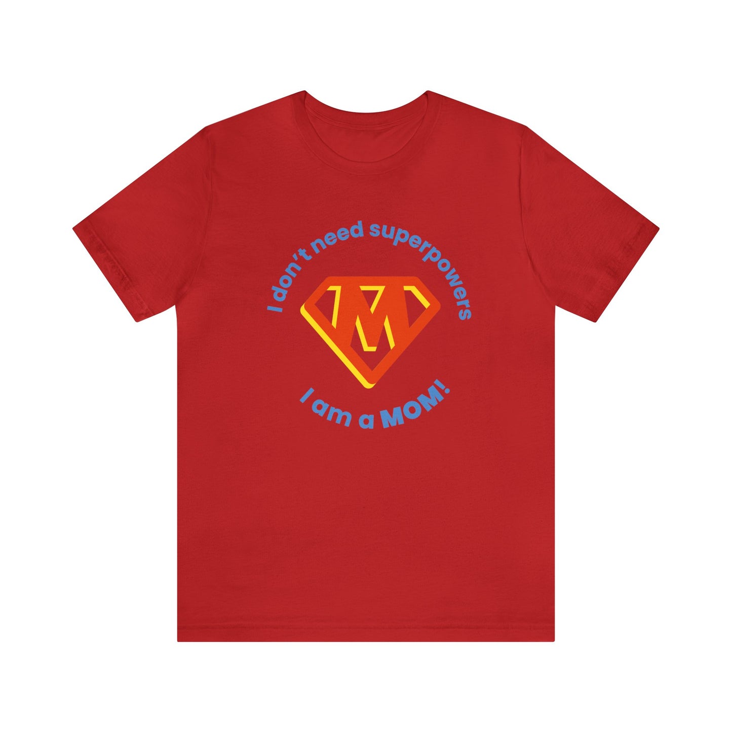 Mom M Jersey Short Sleeve Tee