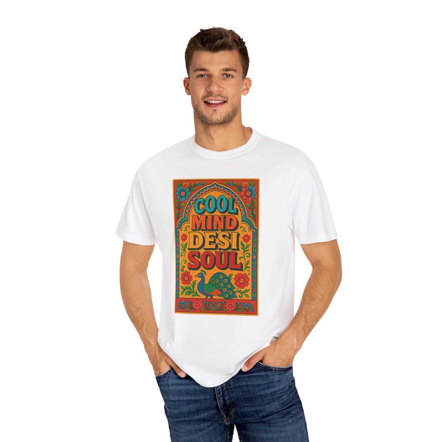 Cool Mind Desi Soul T-Shirt, Unisex Comfortable Fashion, Ideal for Festivals, Gifting
