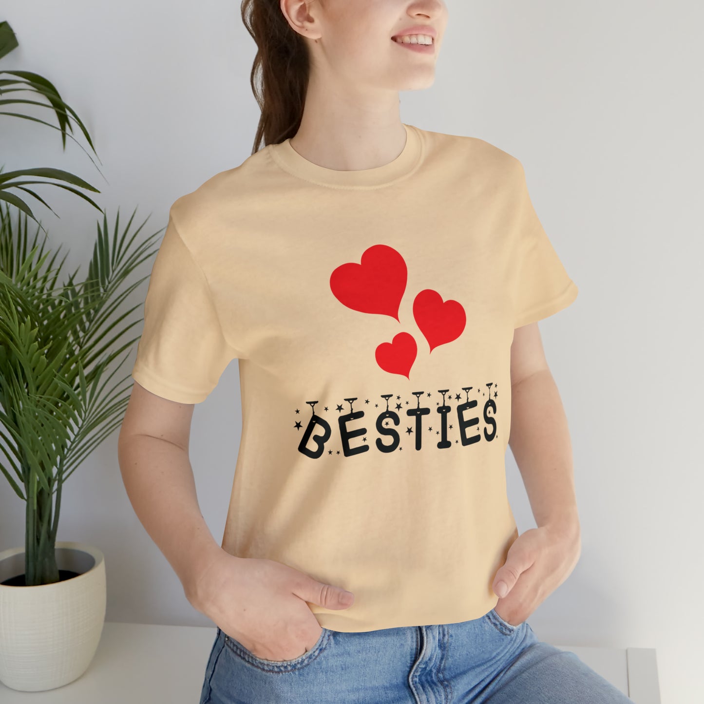 Besties Jersey Short Sleeve Tee