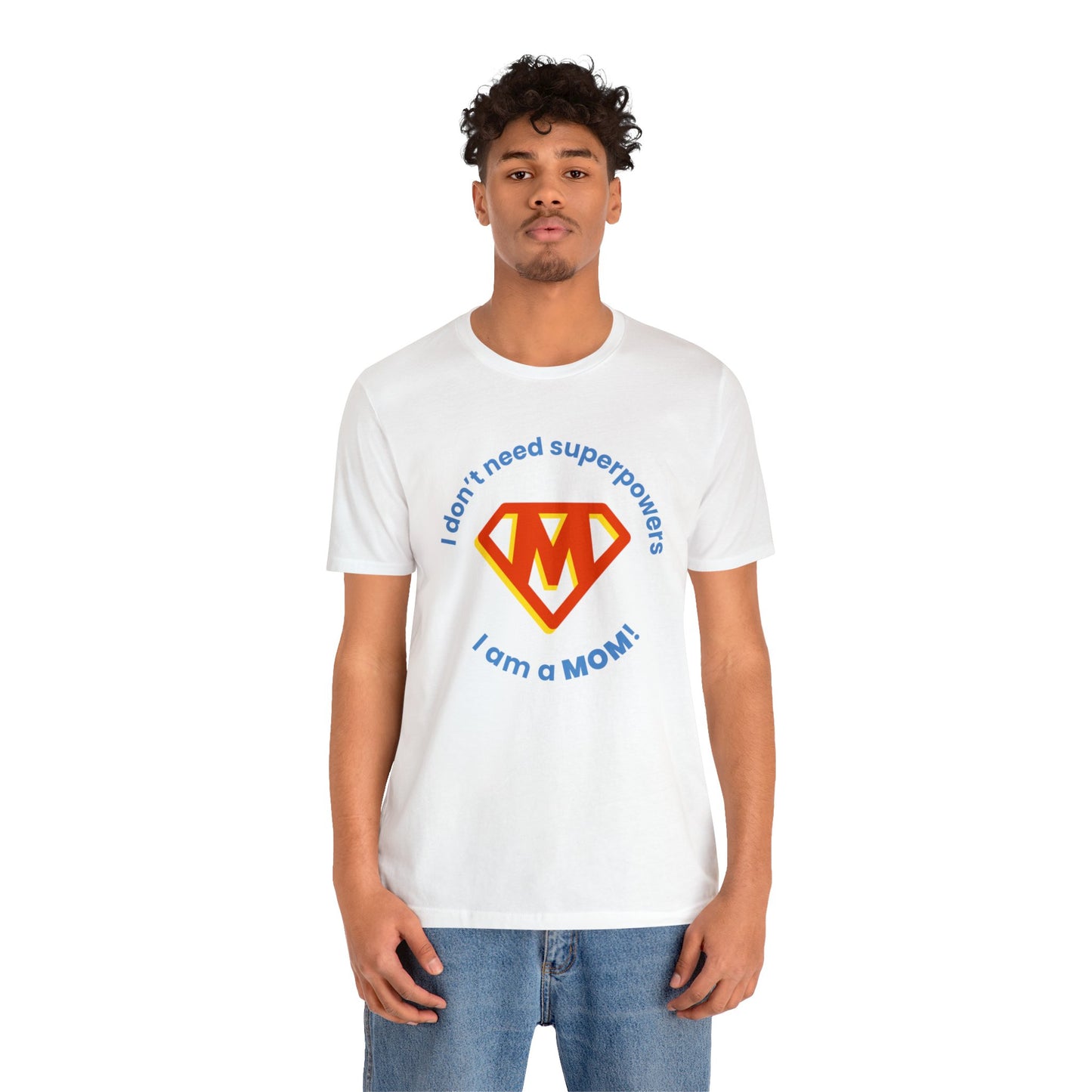 Mom M Jersey Short Sleeve Tee