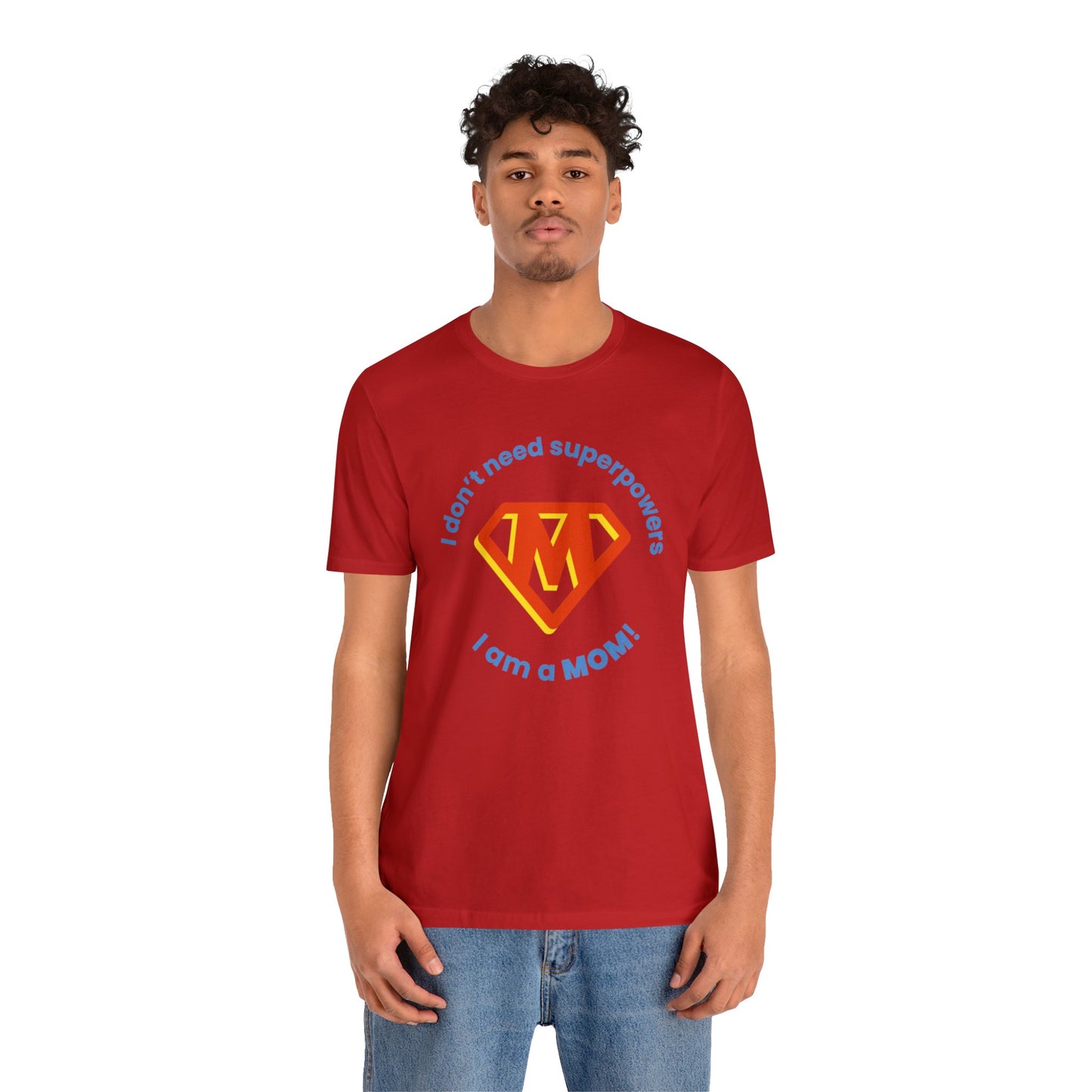 Mom M Jersey Short Sleeve Tee