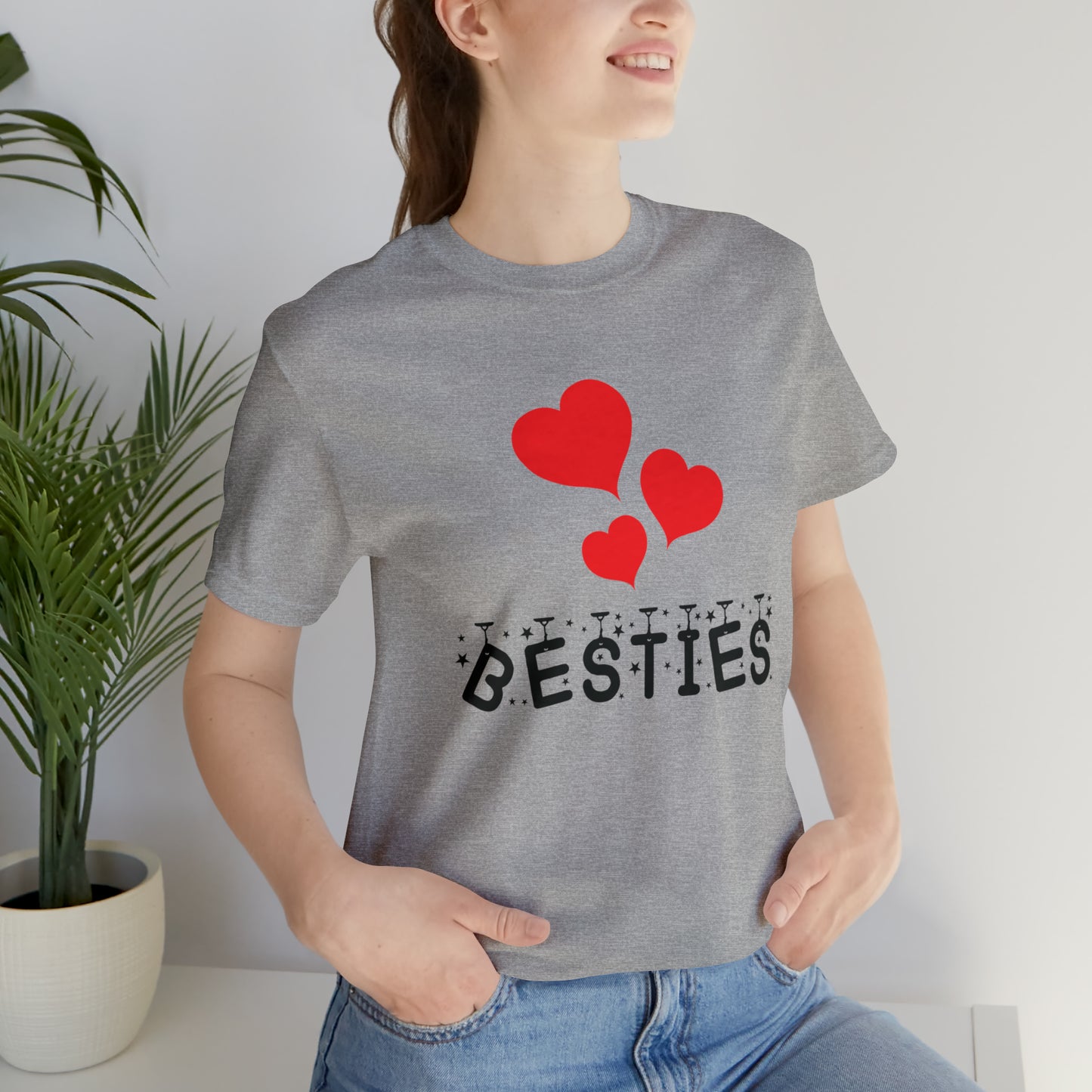 Besties Jersey Short Sleeve Tee