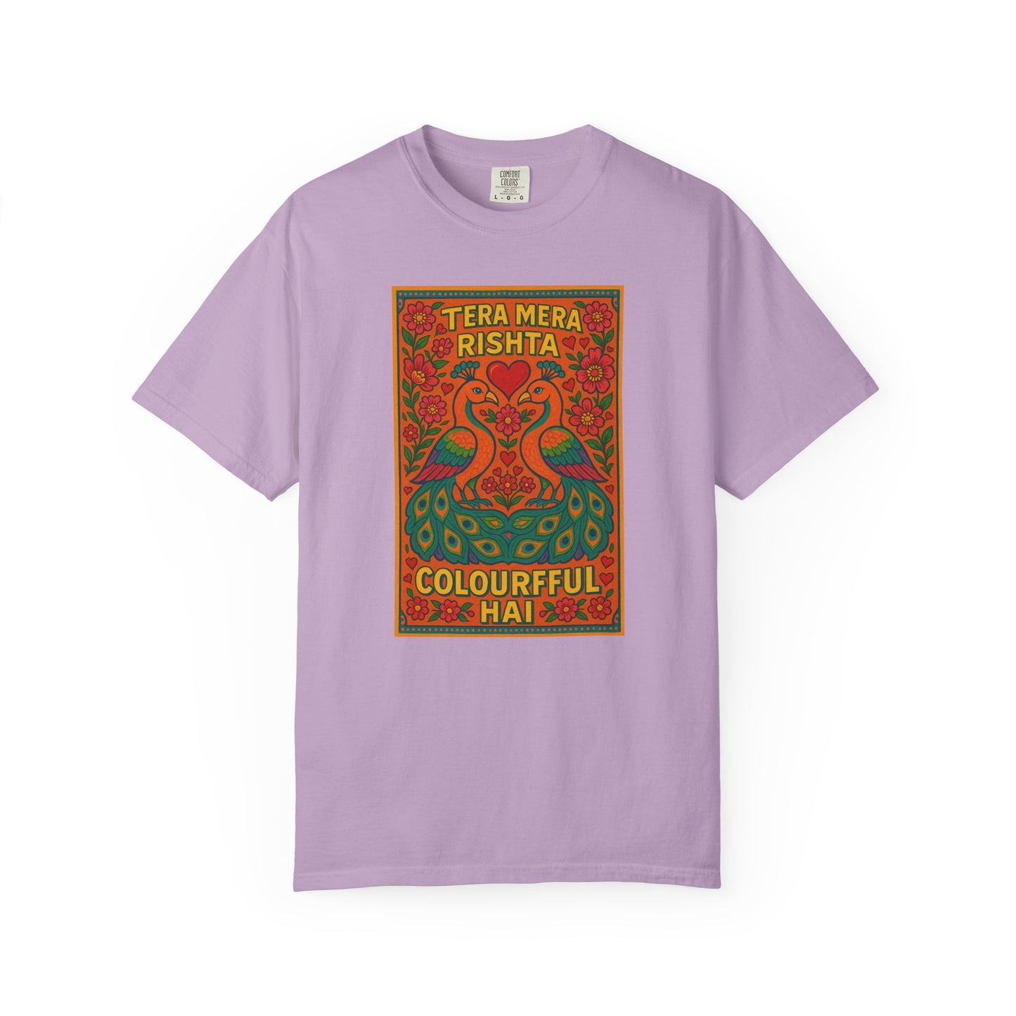 Tera Mera Rishta T-Shirt, Unisex Graphic Tee, Casual Wear, Festive Gift, Ethnic Design, Summer Top