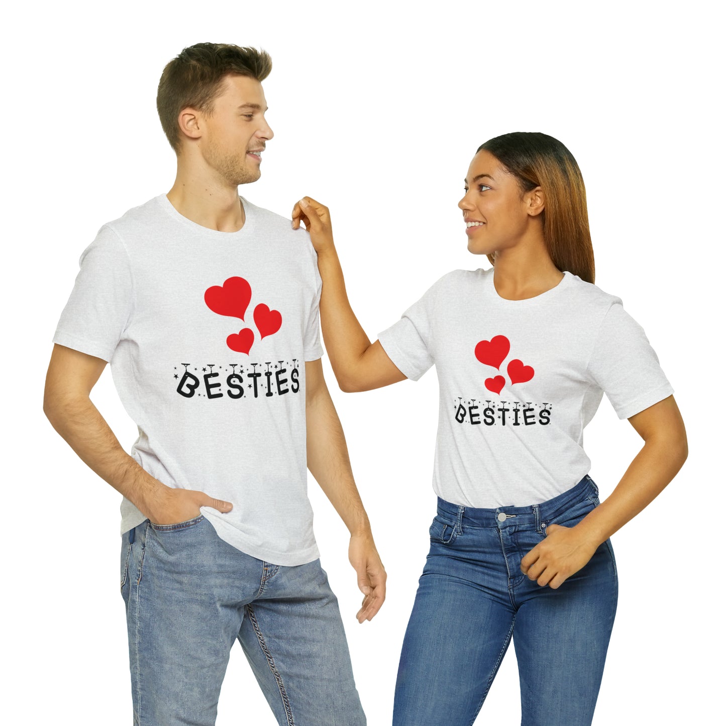 Besties Jersey Short Sleeve Tee