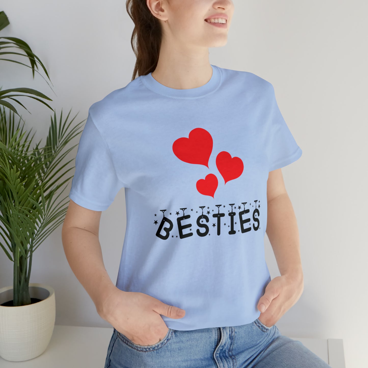 Besties Jersey Short Sleeve Tee