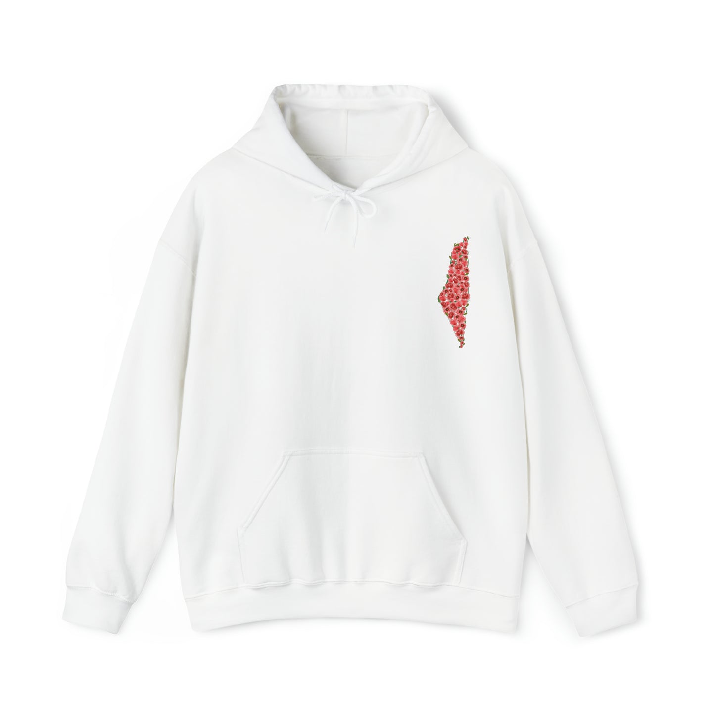 Heavy Blend™ Hooded Sweatshirt palestine floral womens design