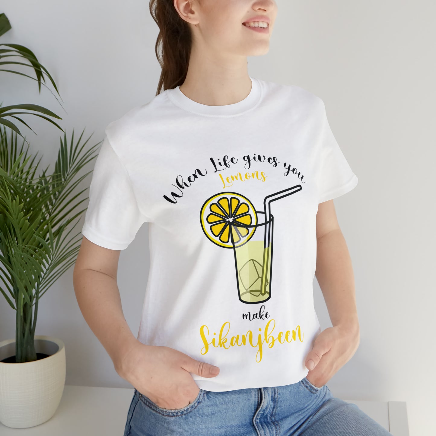 When life gives you lemon Jersey Short Sleeve Tee