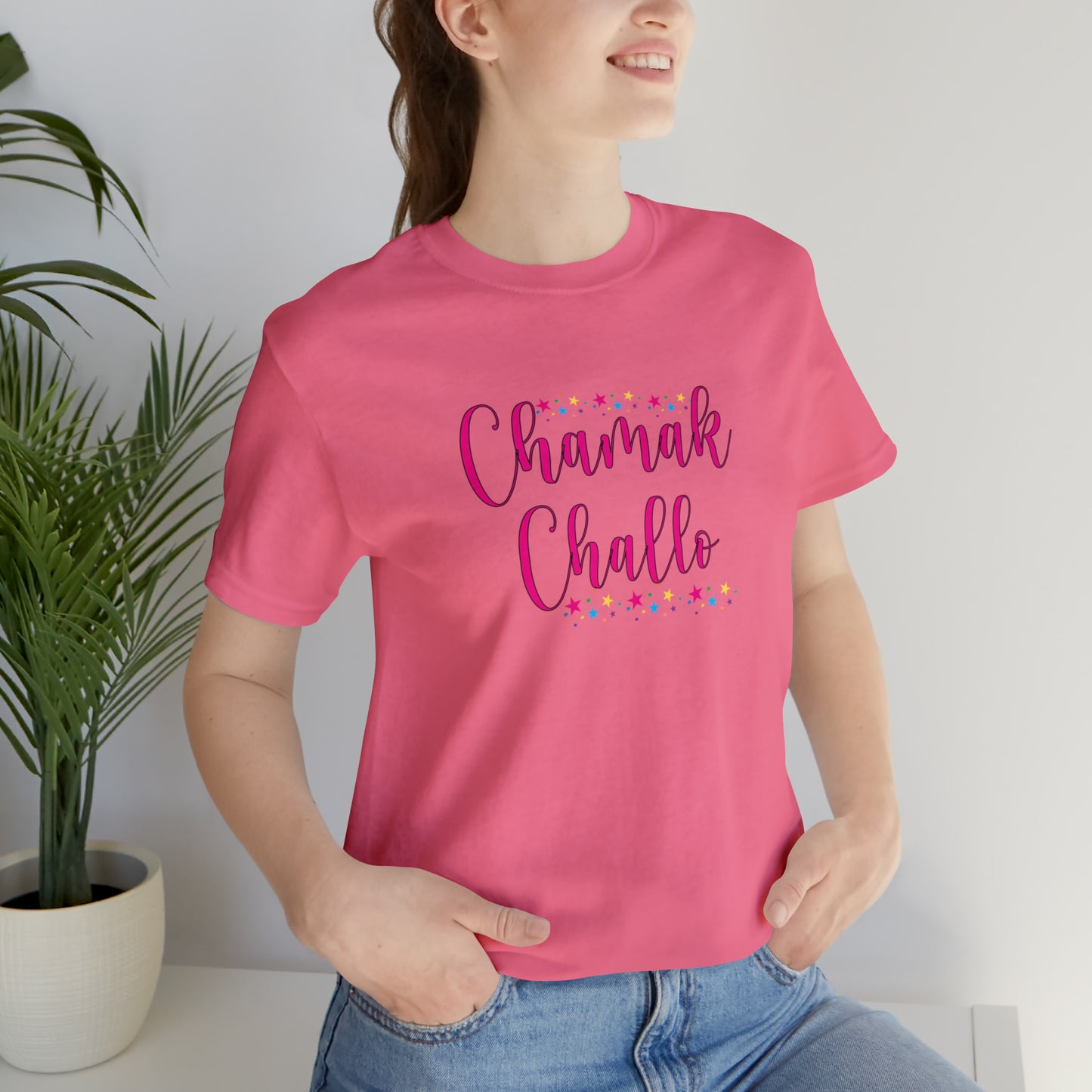 Chamak challo Jersey Short Sleeve Tee