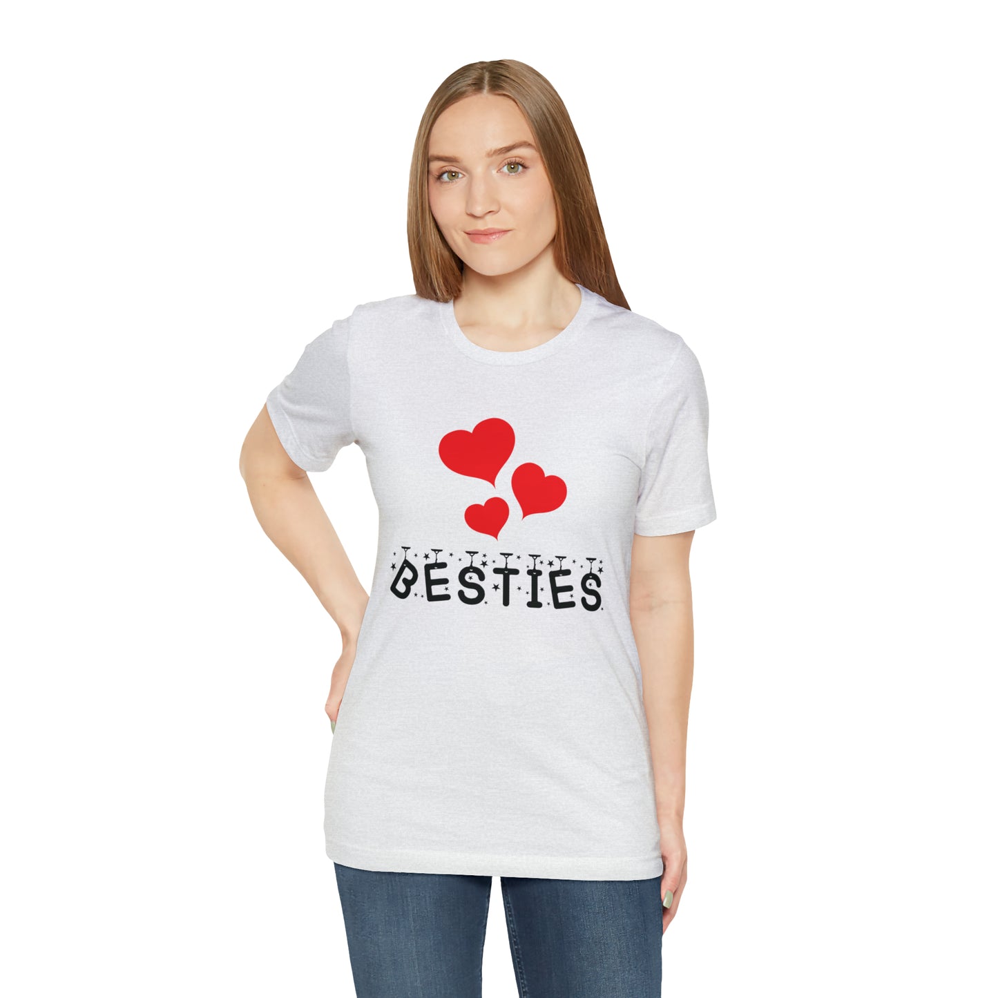 Besties Jersey Short Sleeve Tee