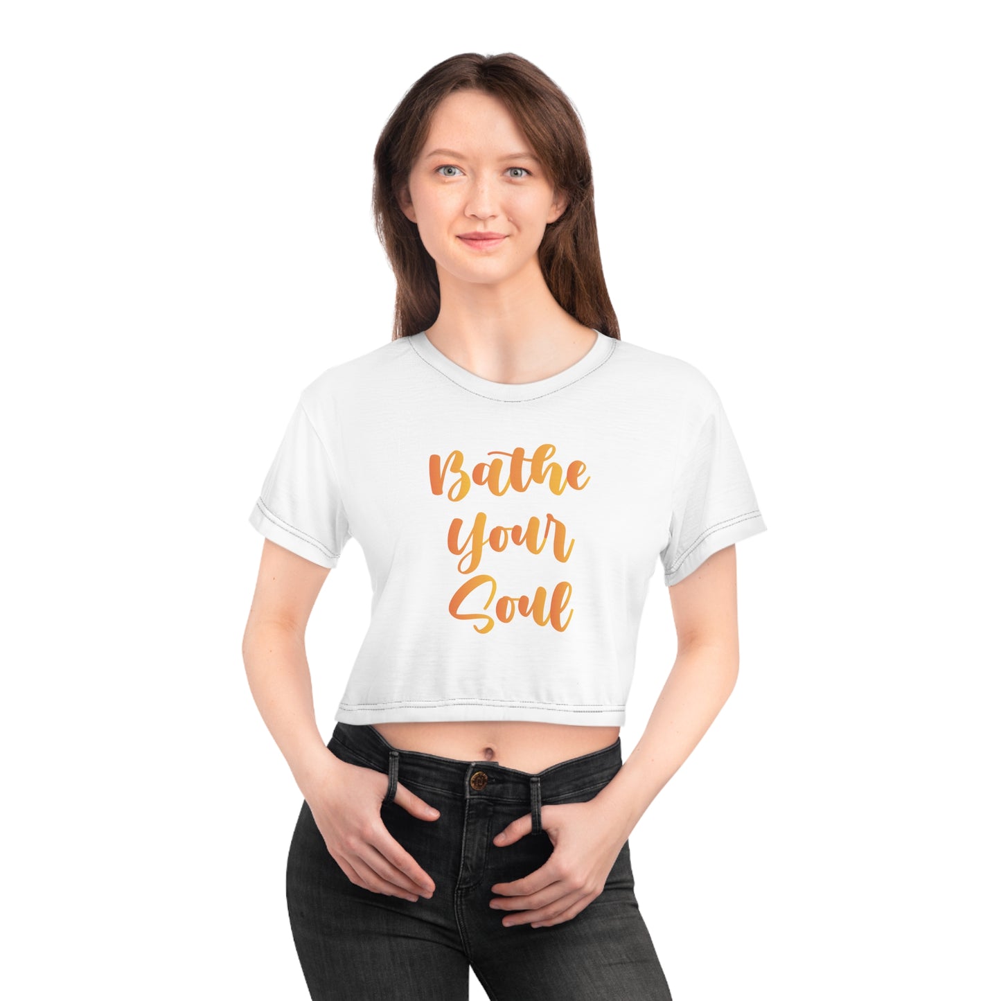 Bathe your soul Crop Tee