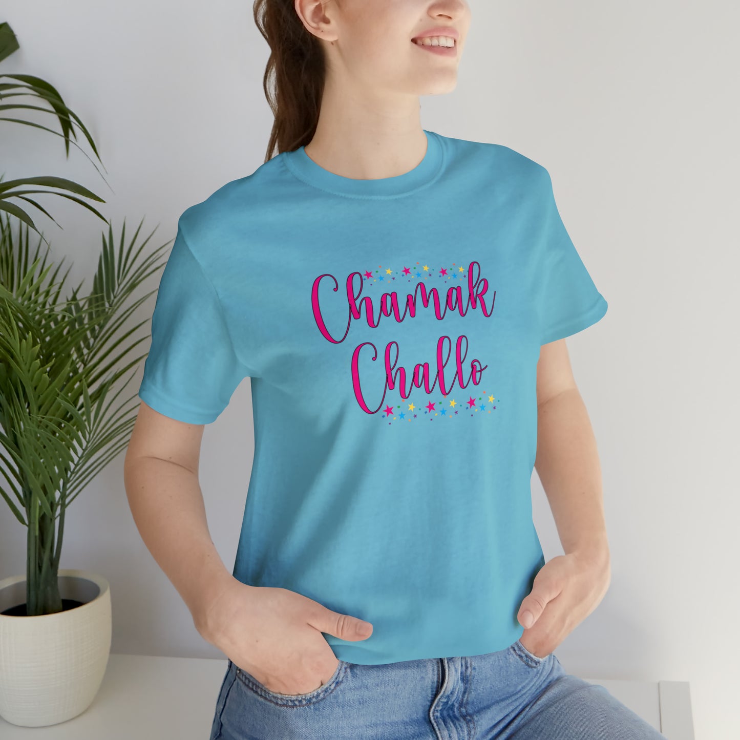 Chamak challo Jersey Short Sleeve Tee