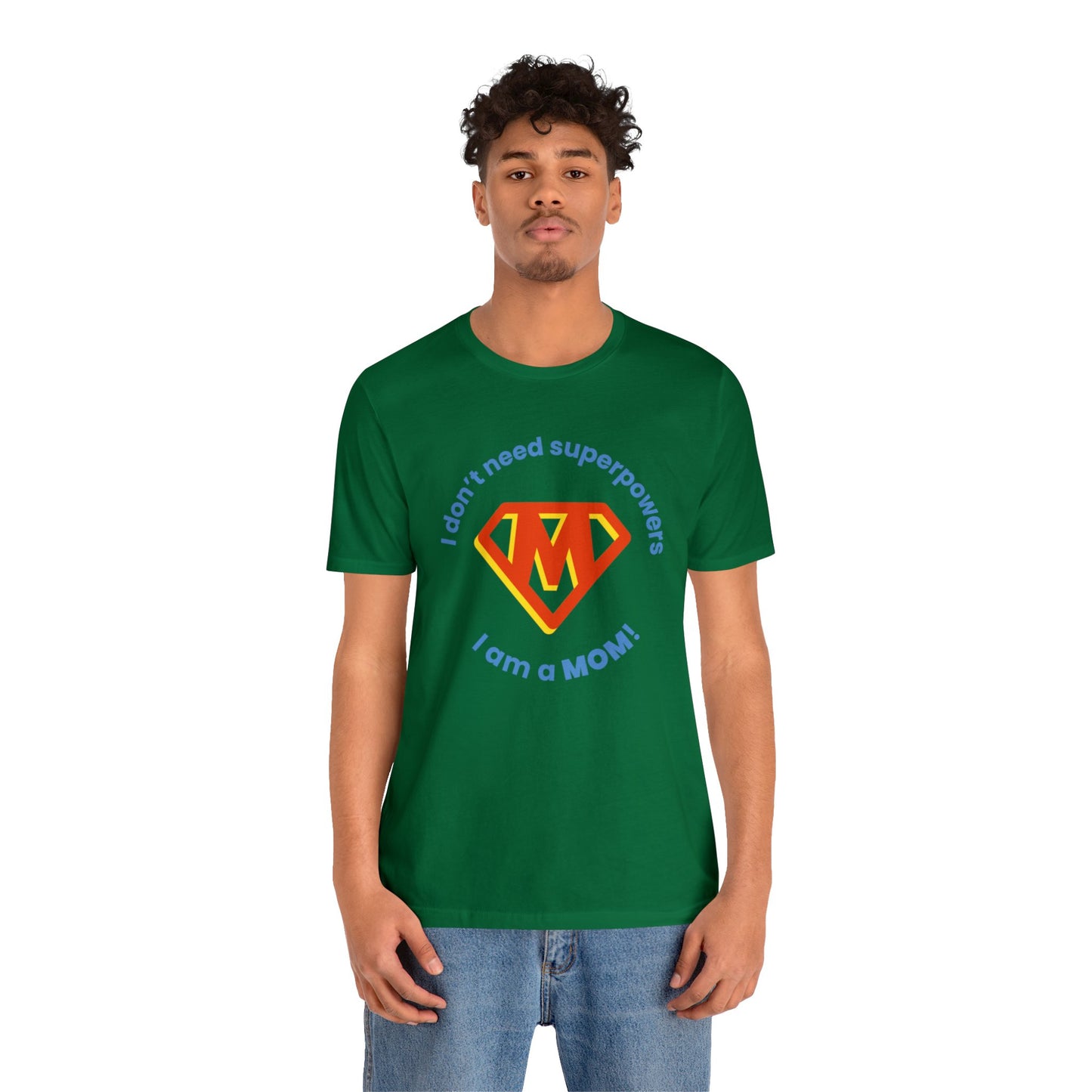 Mom M Jersey Short Sleeve Tee