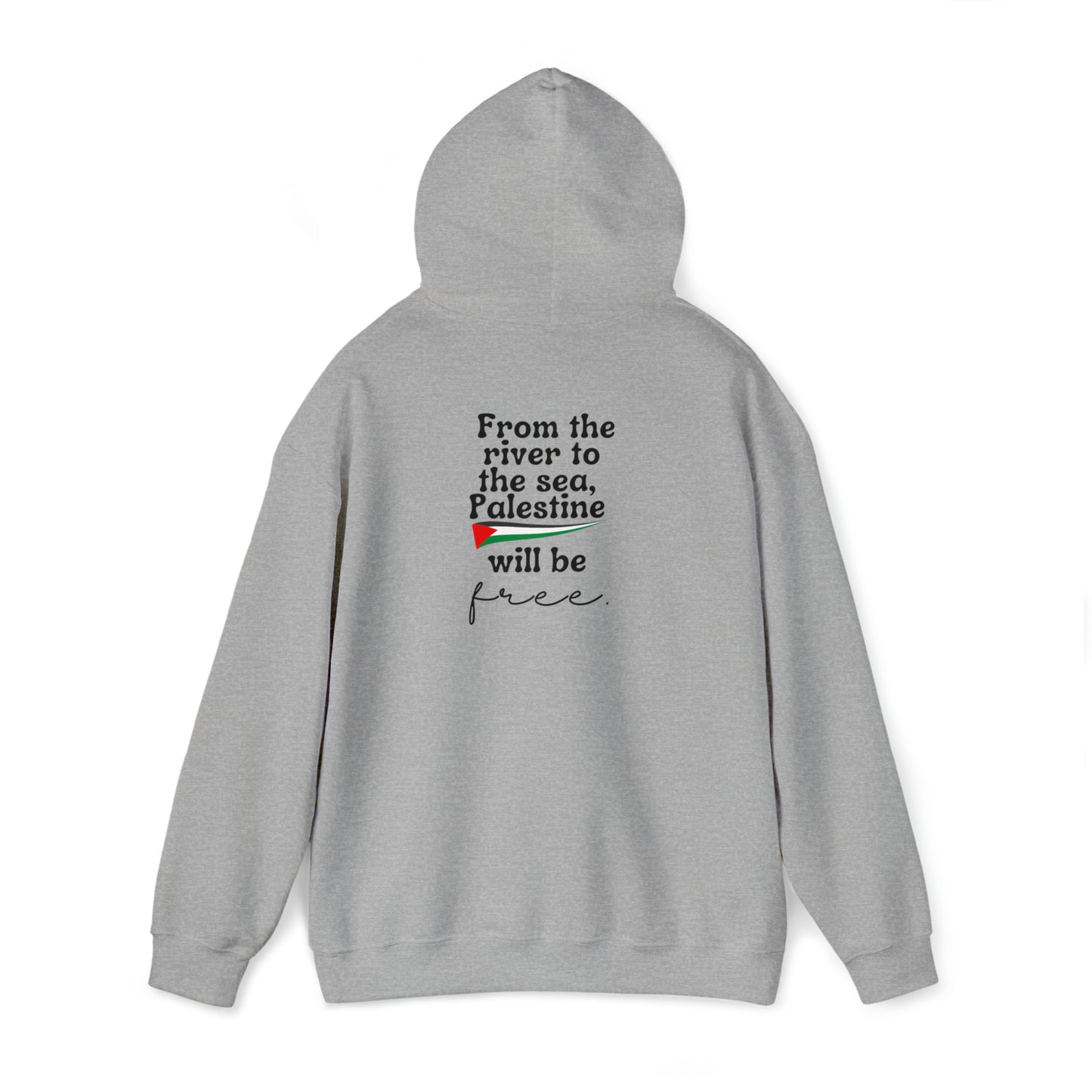 Heavy Blend™ Hooded Sweatshirt palestine floral womens design