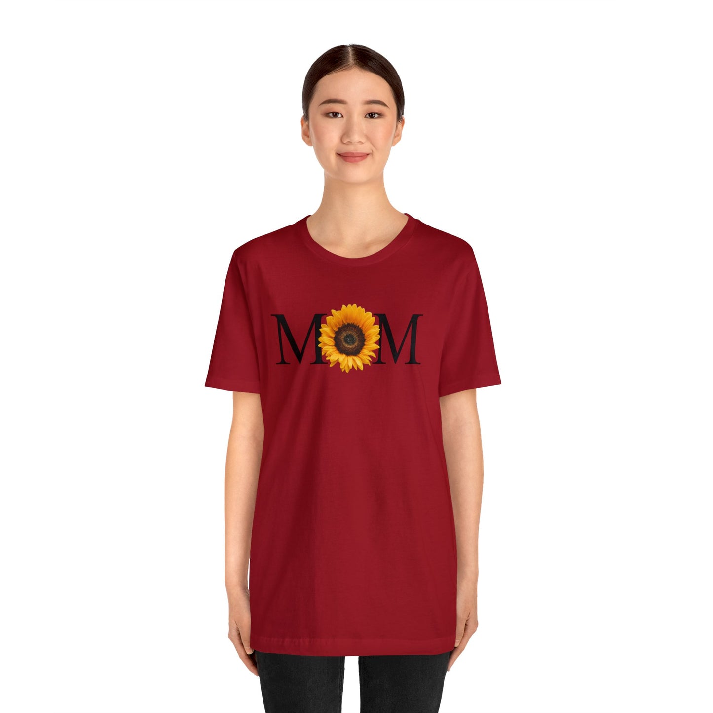 Mom Sunflower Jersey Short Sleeve Tee