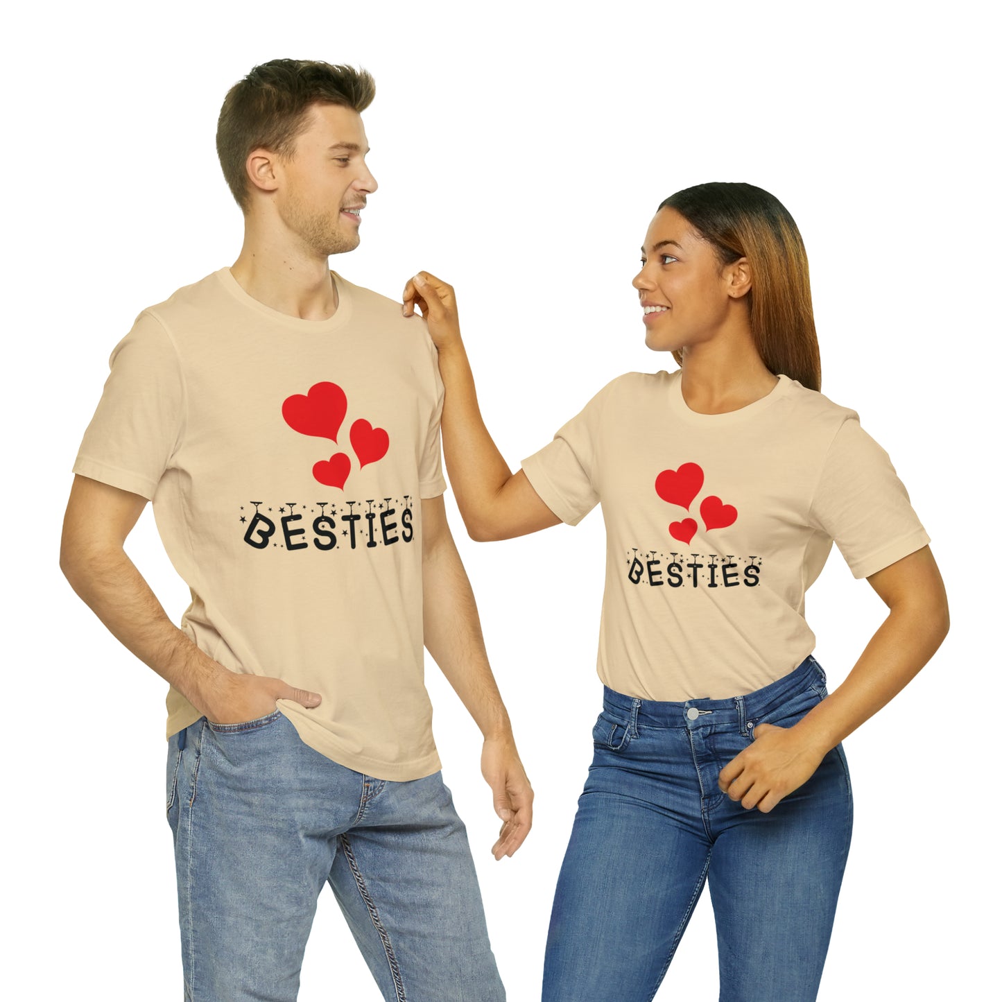 Besties Jersey Short Sleeve Tee