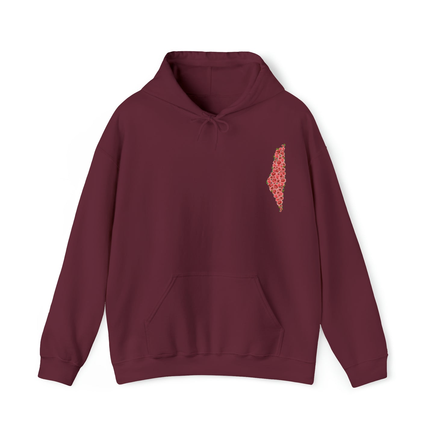 Heavy Blend™ Hooded Sweatshirt palestine floral womens design