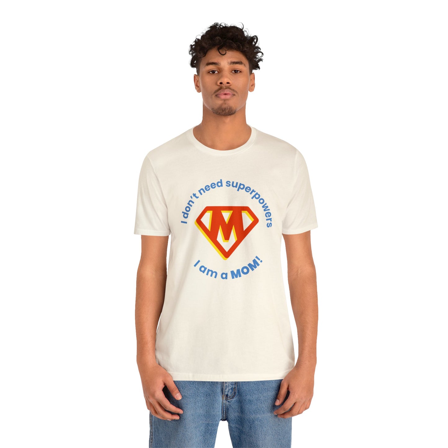 Mom M Jersey Short Sleeve Tee