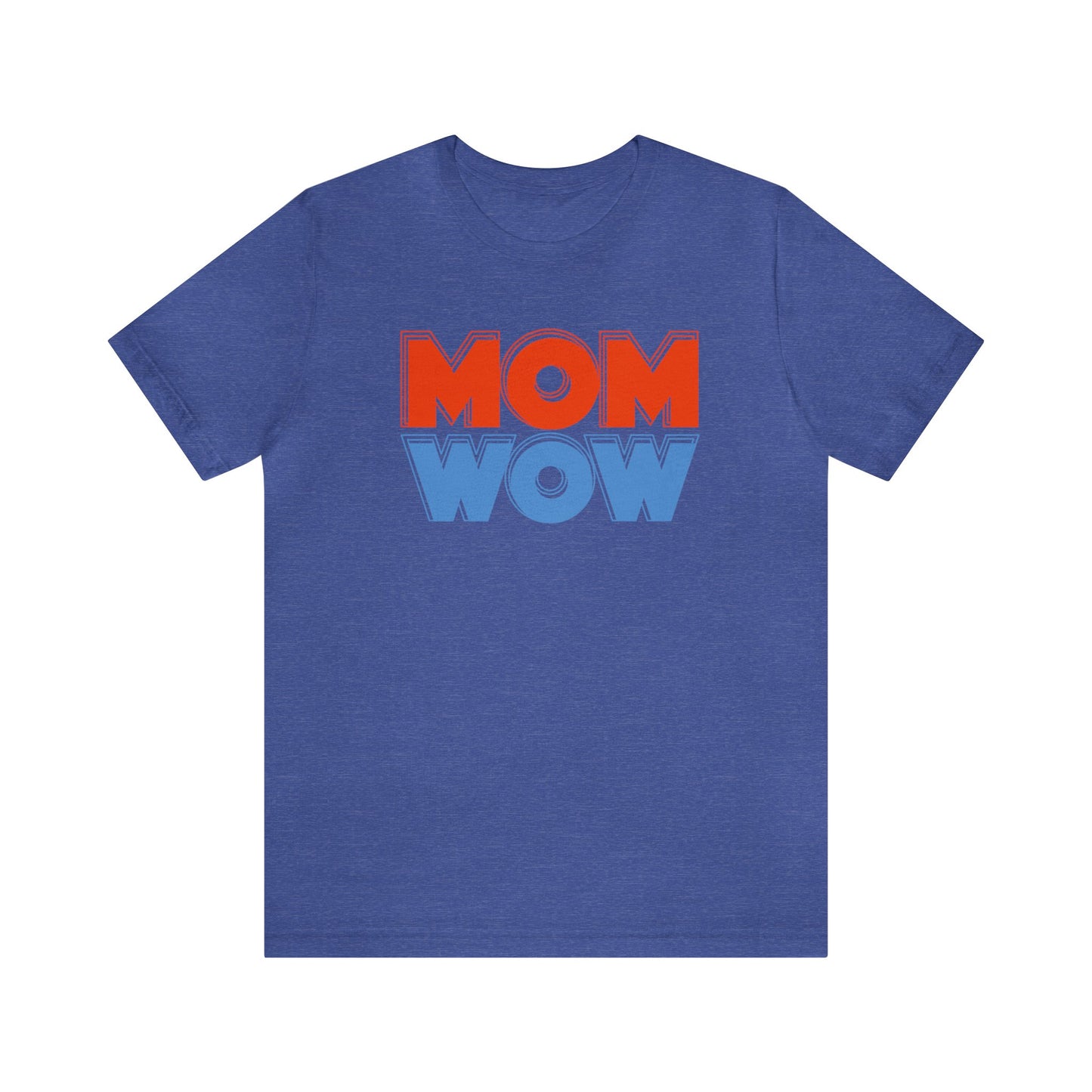 Mom wow Jersey Short Sleeve Tee