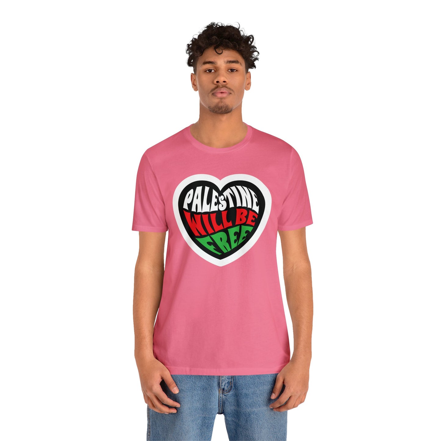 Palestine will be free Unisex Jersey Short Sleeve Tee