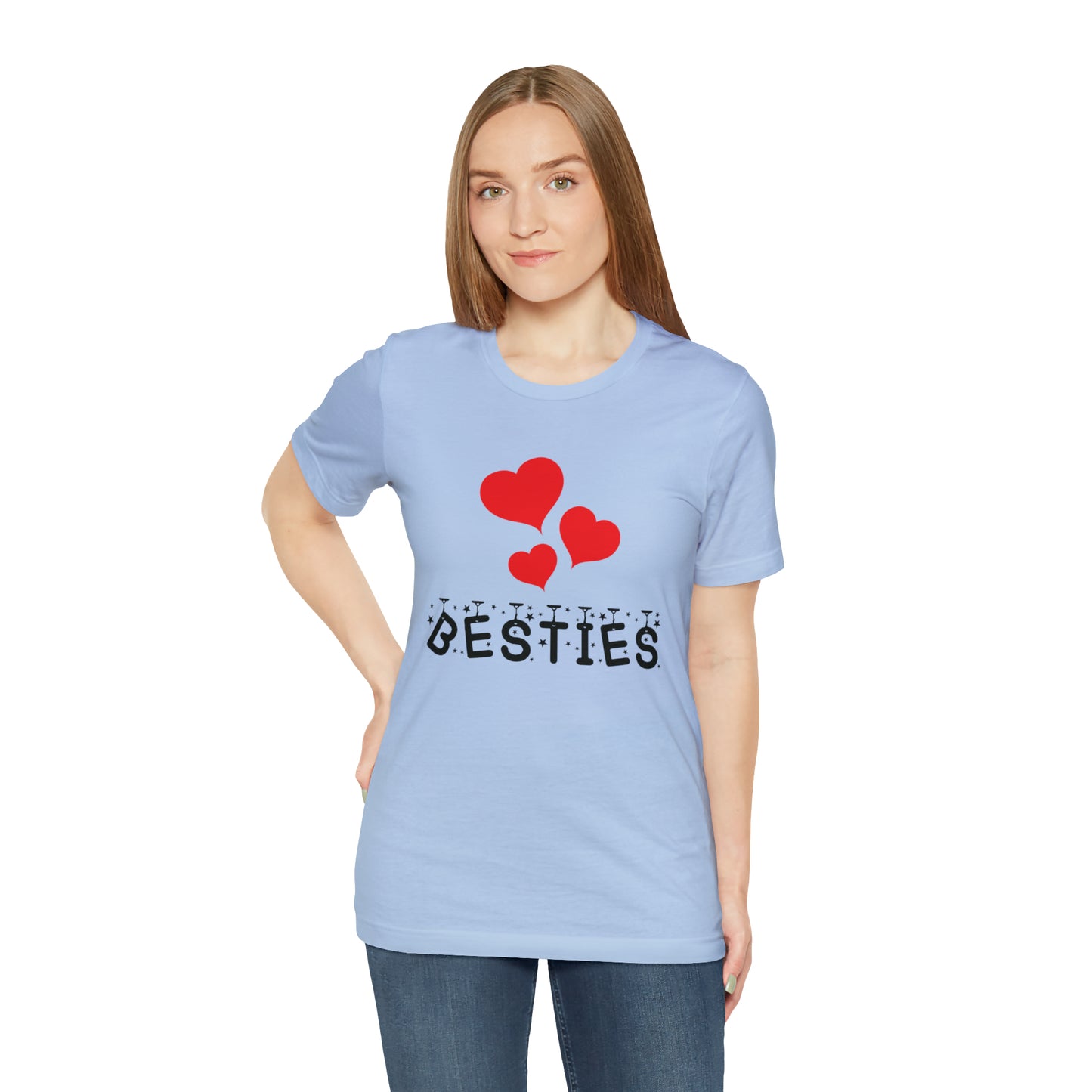 Besties Jersey Short Sleeve Tee