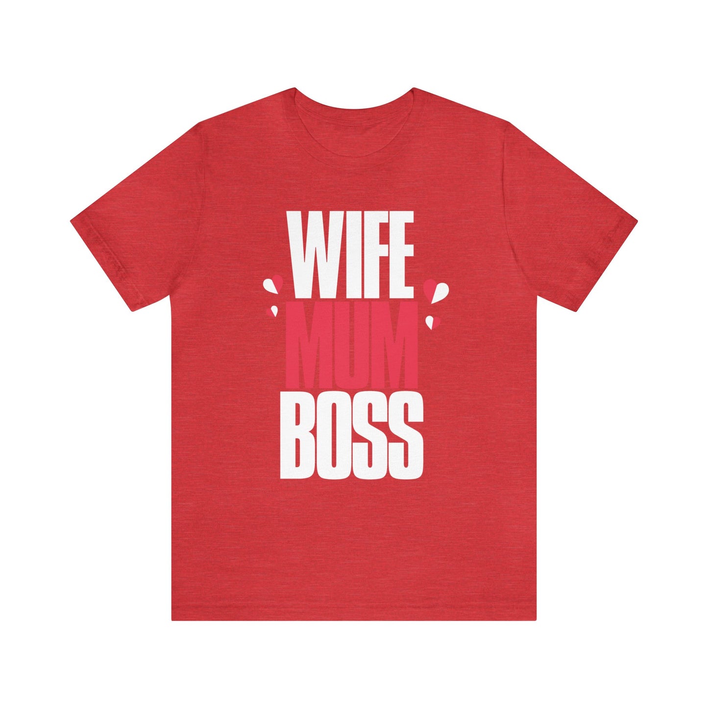 Wife mum boss Jersey Short Sleeve Tee