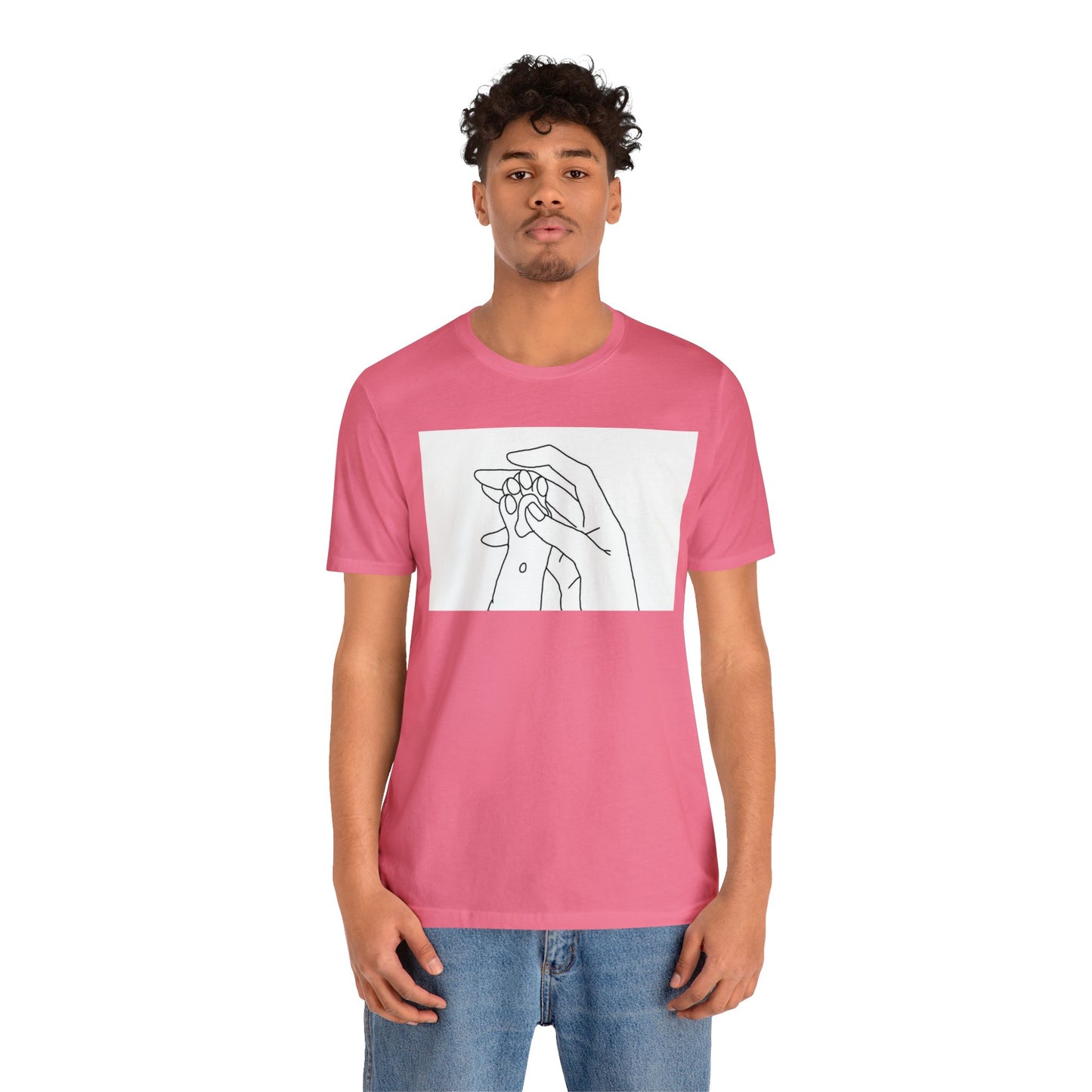 Cat Paw Unisex Jersey Short Sleeve Tee