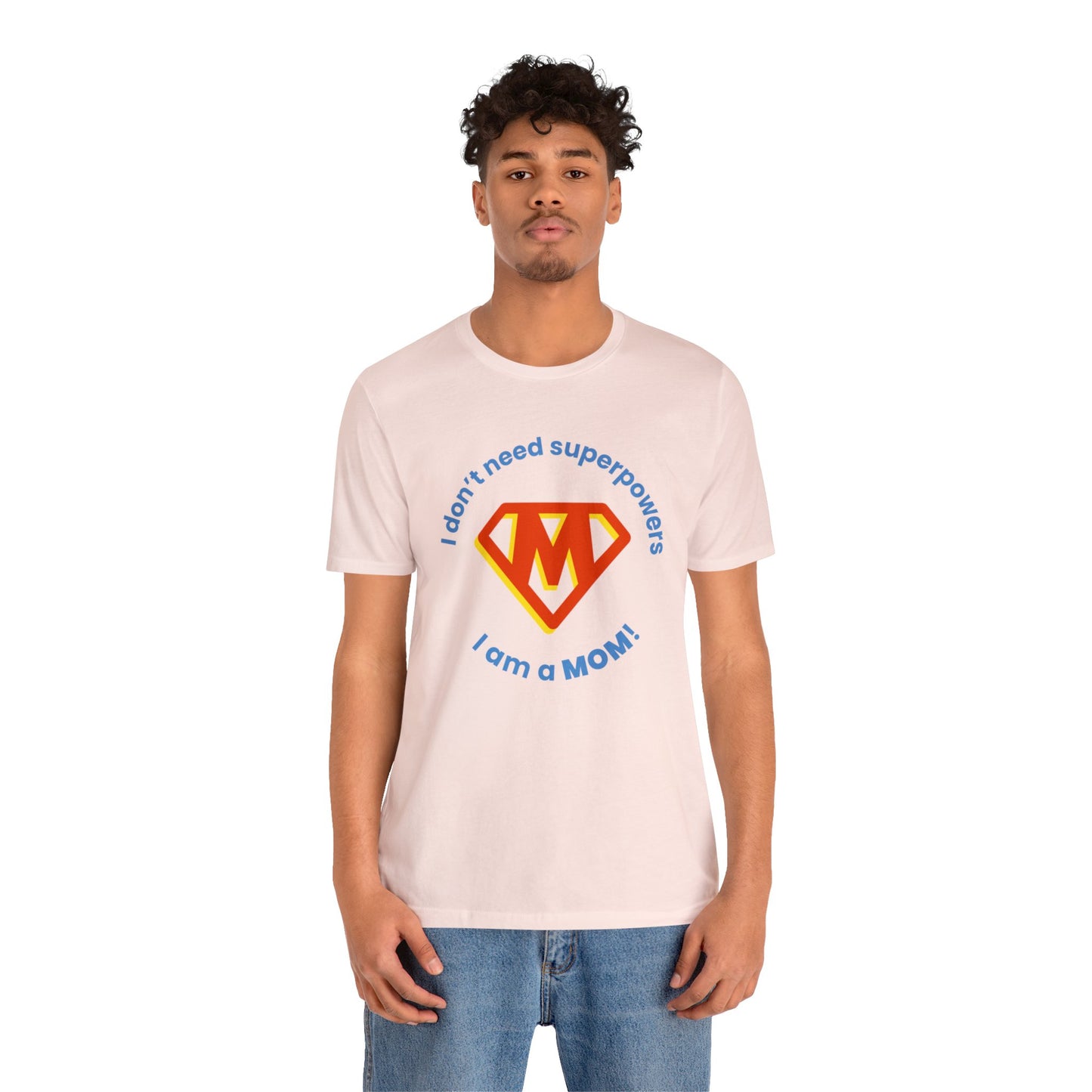 Mom M Jersey Short Sleeve Tee