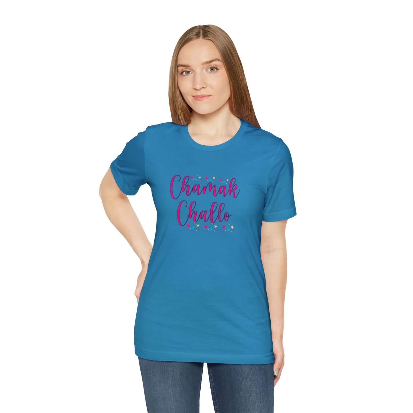 Chamak challo Jersey Short Sleeve Tee