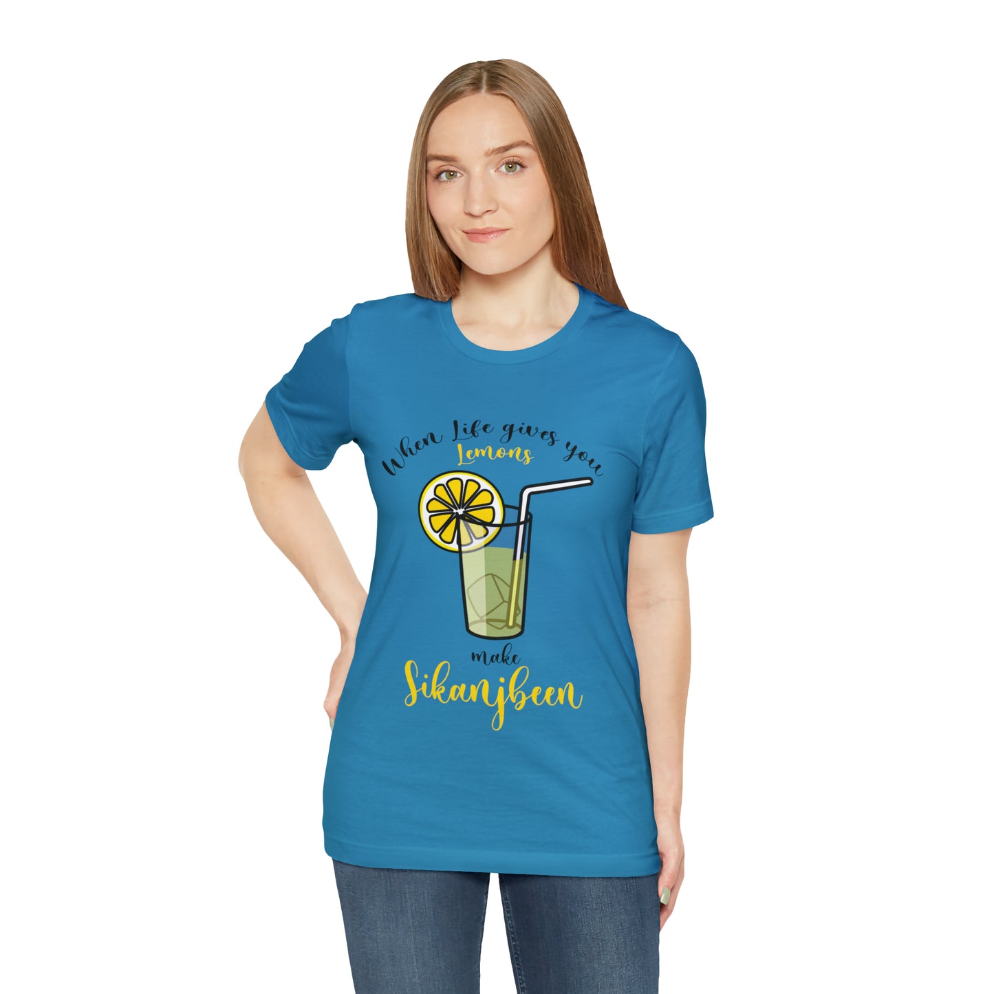 When life gives you lemon Jersey Short Sleeve Tee