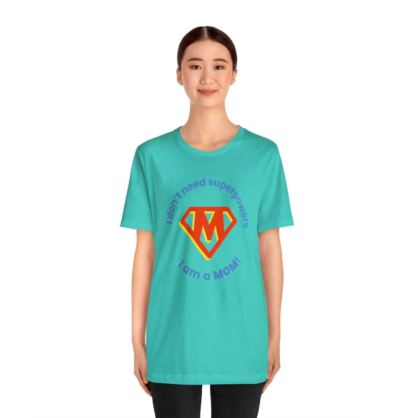 Mom M Jersey Short Sleeve Tee
