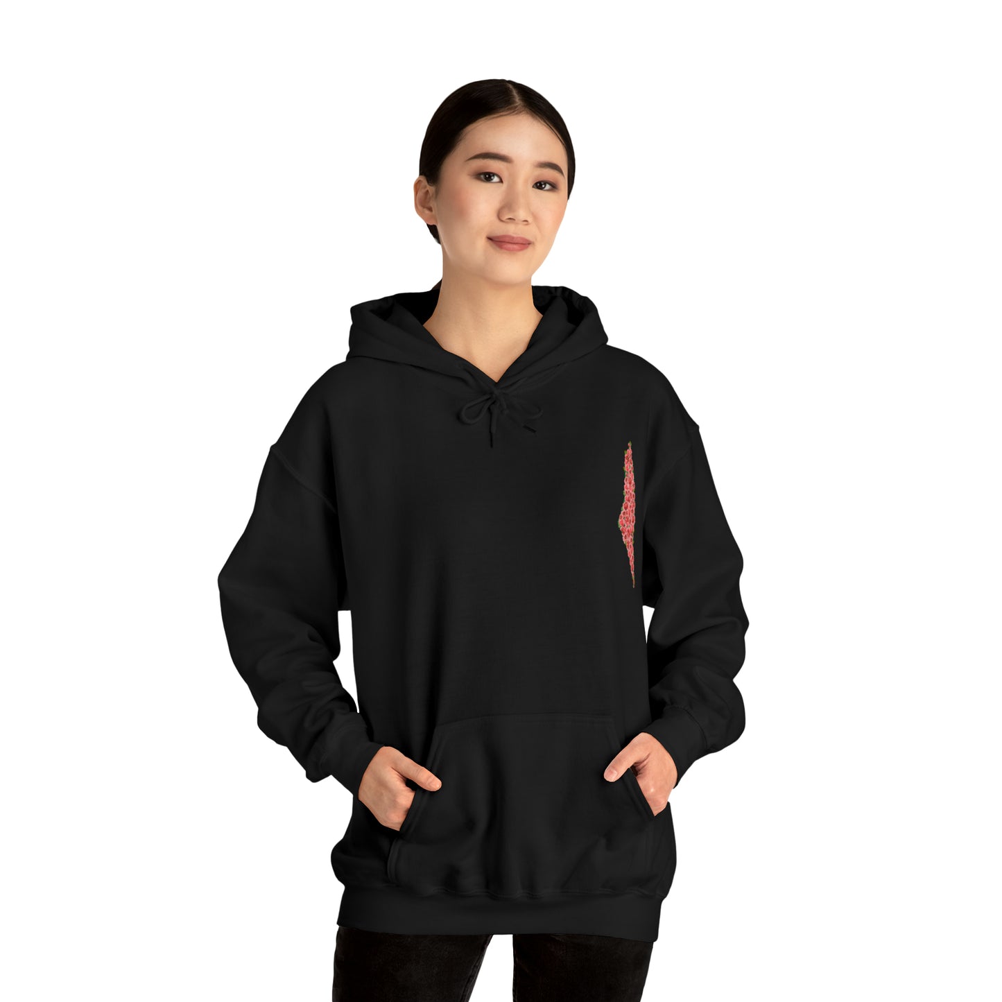 Heavy Blend™ Hooded Sweatshirt palestine floral womens design