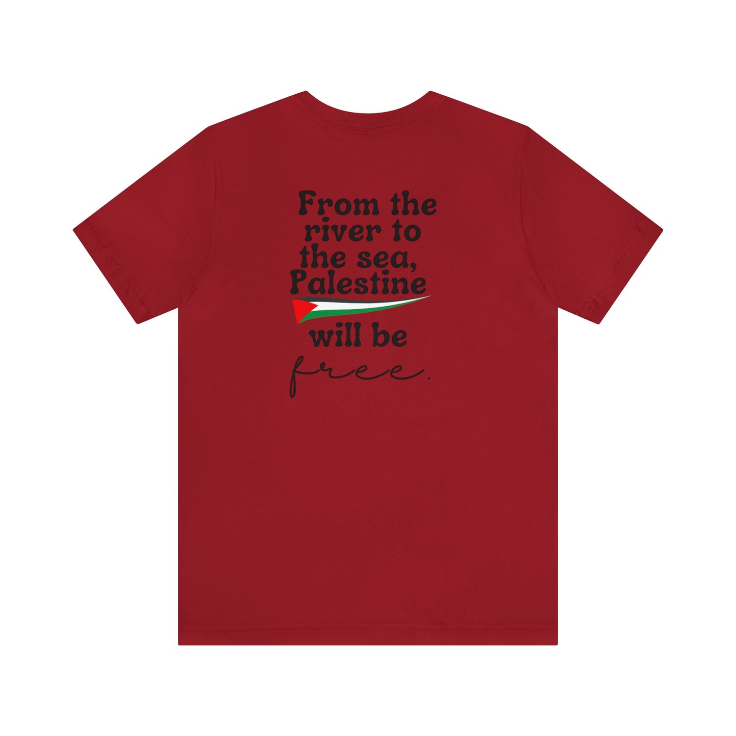 Unisex Jersey Short Sleeve Tee Free Palestine