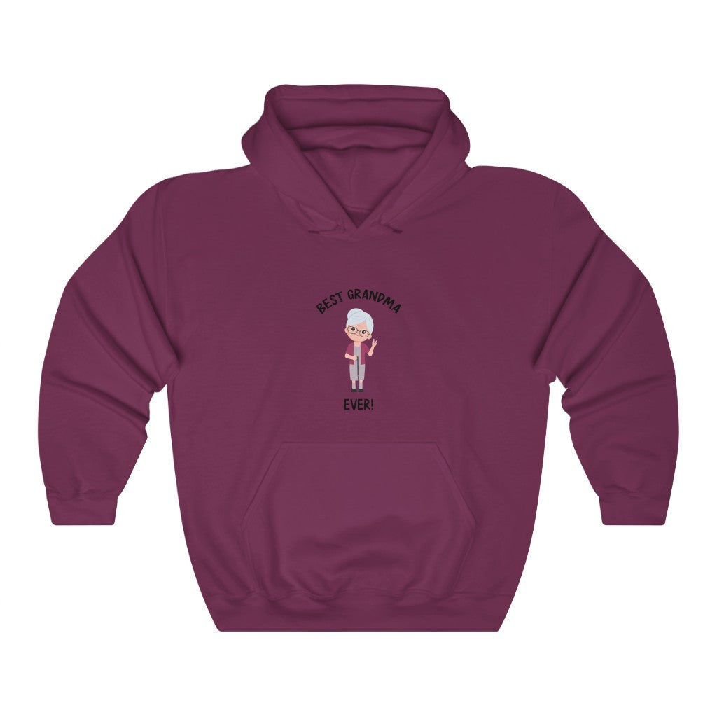 Best Grandma Hooded Sweatshirt