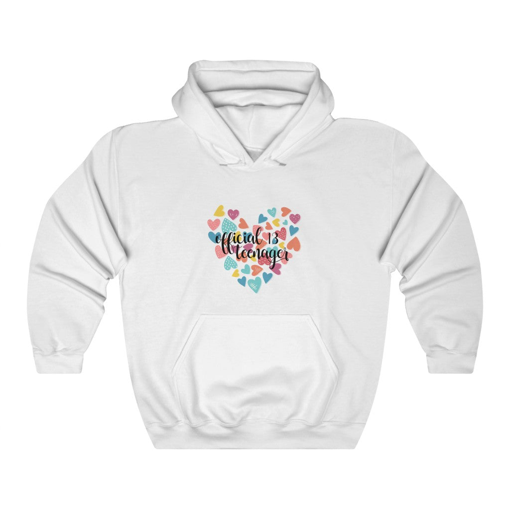 Official 13 teenager Hooded Sweatshirt