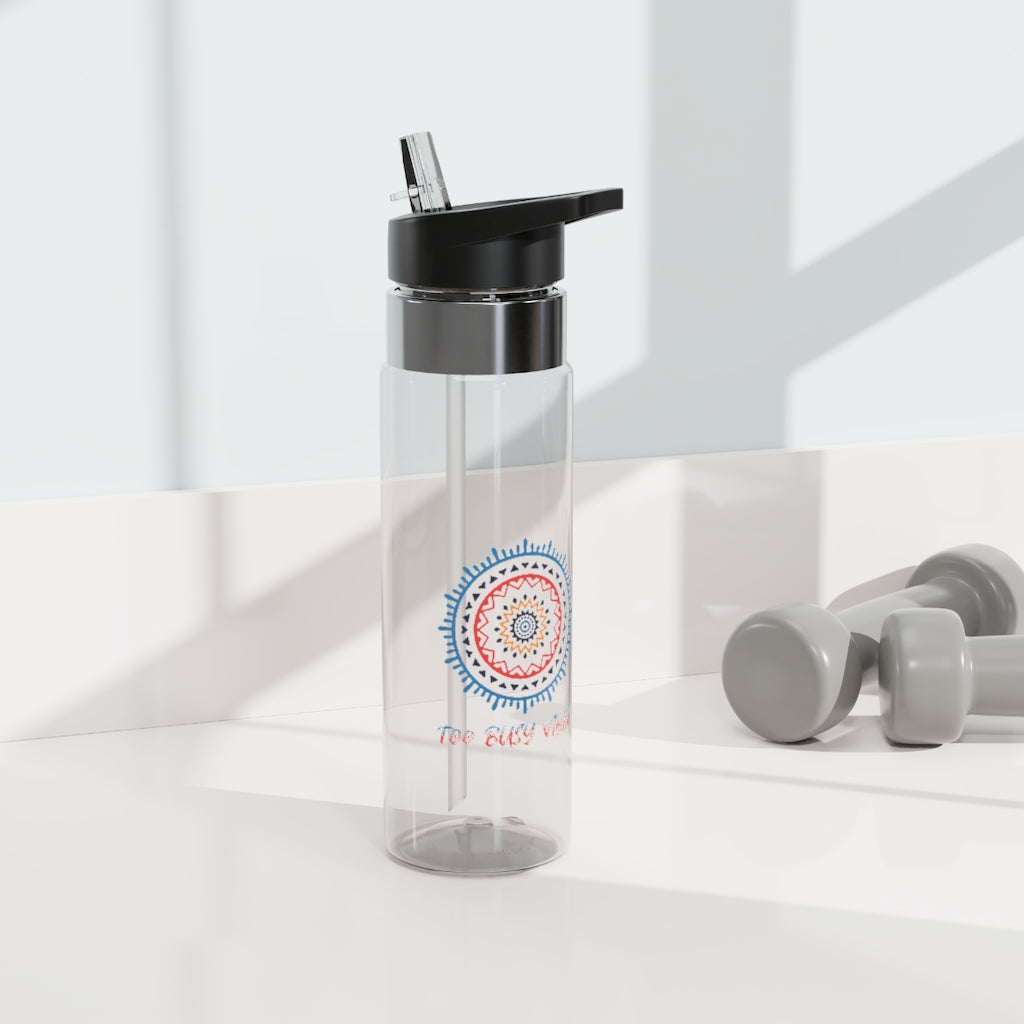 Too Busy Vibing Sport Bottle
