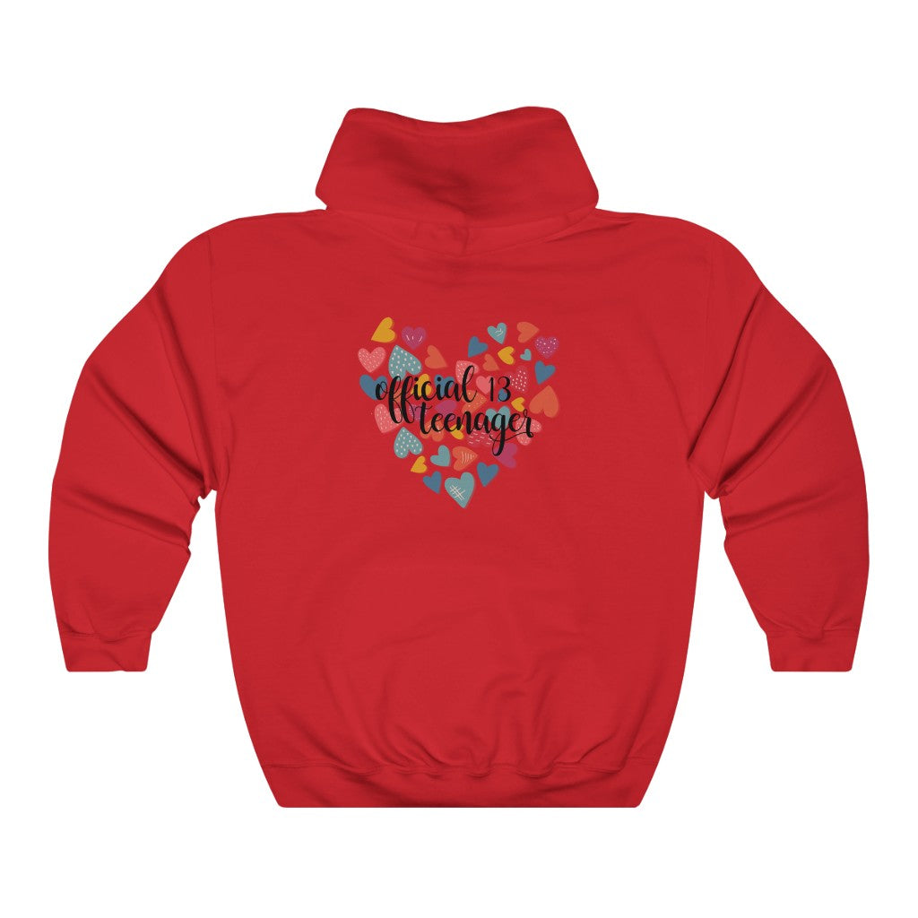 Official 13 teenager Hooded Sweatshirt
