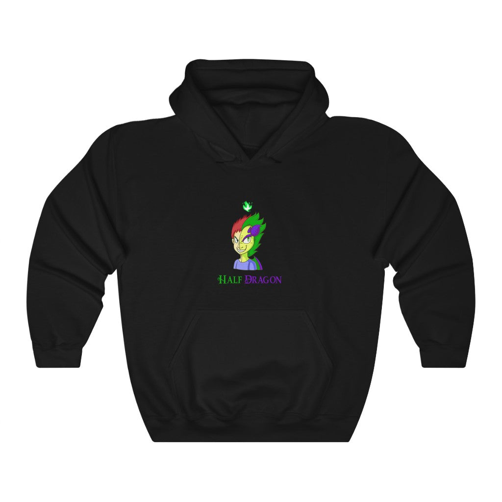 Half Dragon Hooded Sweatshirt