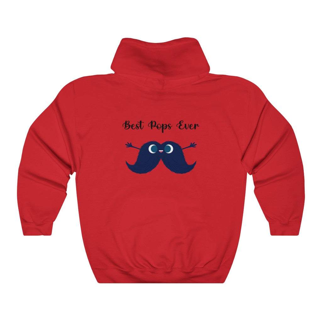 Best pops ever Hooded Sweatshirt folded