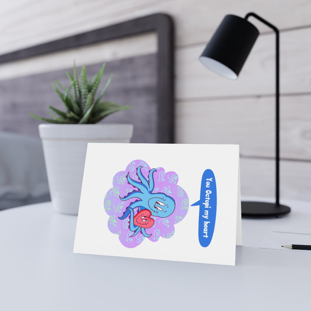 Octopi Greeting Cards