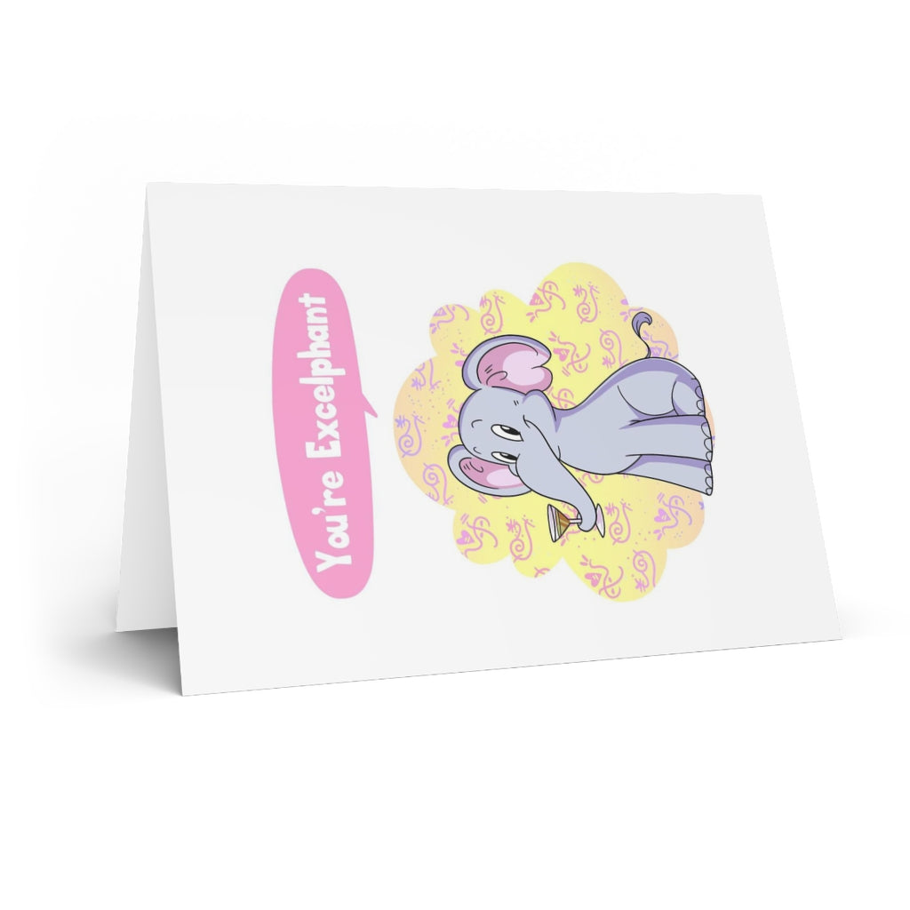You're Excelphant Greeting Cards